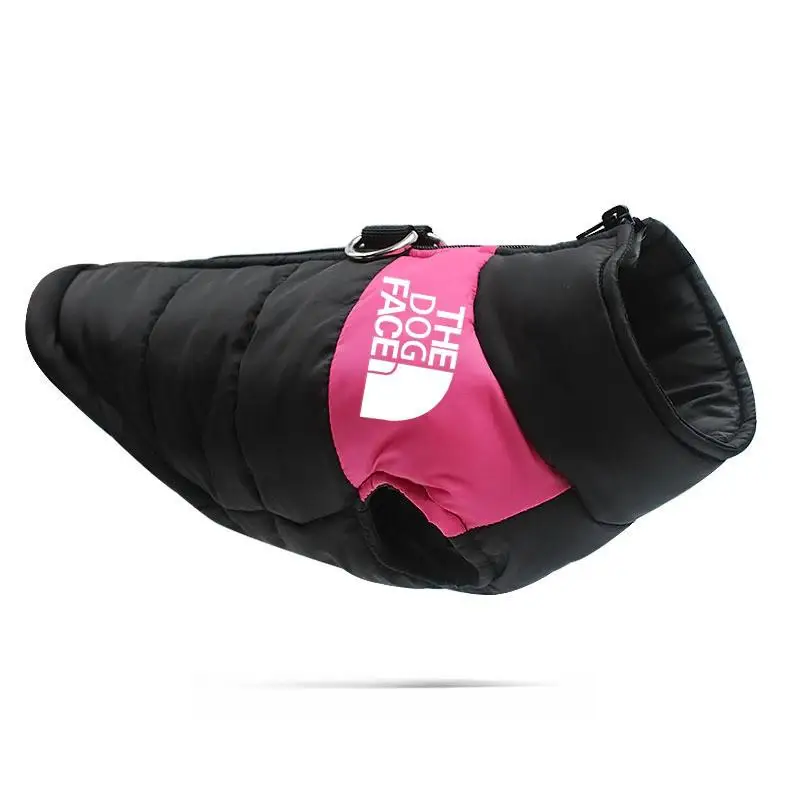 Padded Winter Pet Dogs Clothes Warm Fashion Waterproof Dogs Vest Zipper Jacket Coats French Bulldog For Small Medium Large Dogs