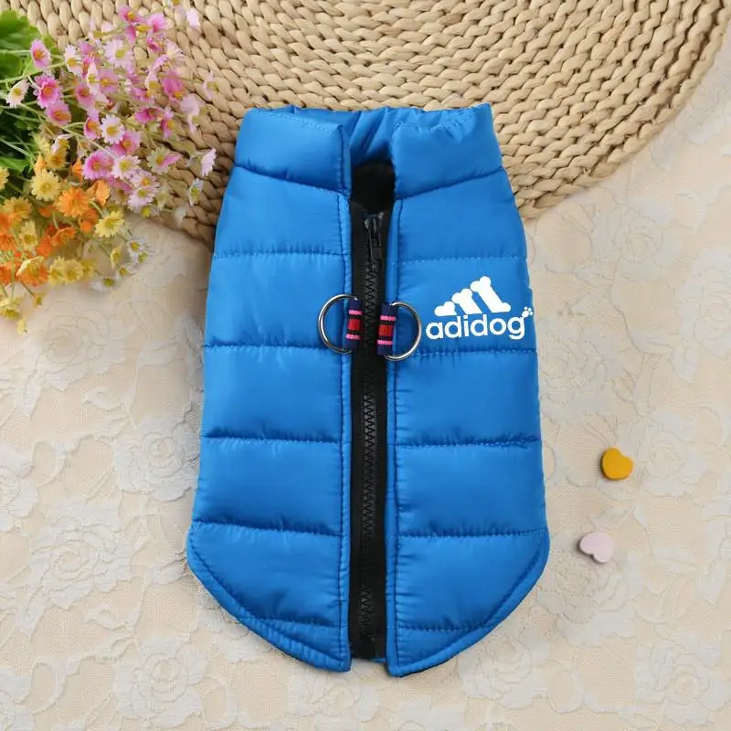 Winter Cotton Pet Dogs Clothes Waterproof Warm Dogs Jacket Coats Zipper Design French Bulldog For Small Medium Dogs Chihuahua