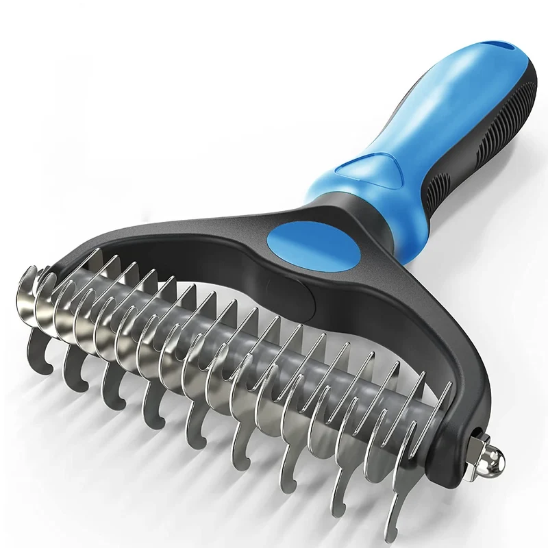 Dog Brush Pet Hair Remover Cat Comb For Cats Dogs Long Hair Short Hair Pet Grooming Care Brush Remove Undercoat Dog Accessories