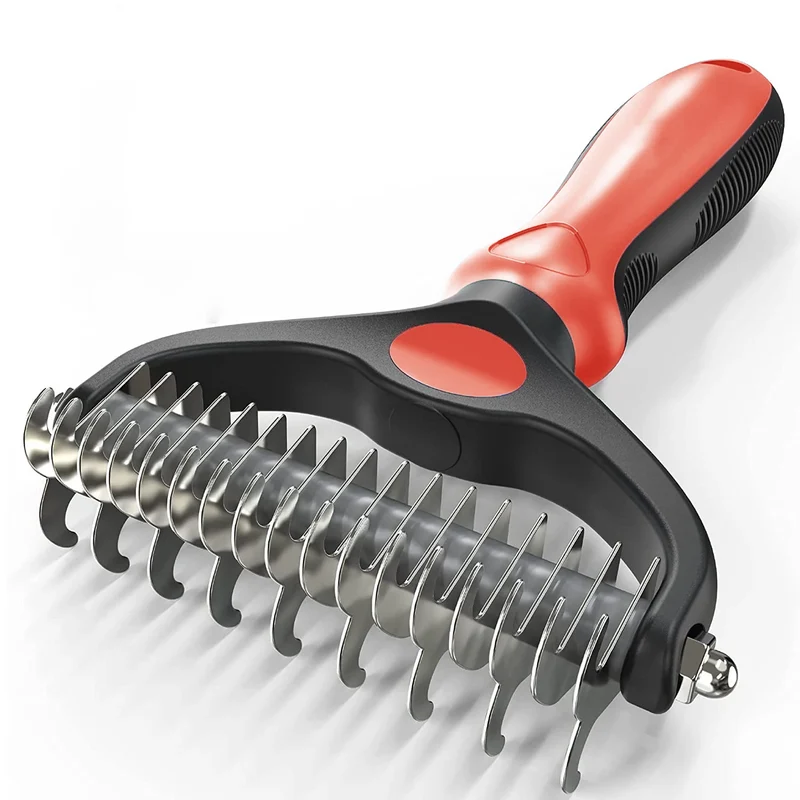 Dog Brush Pet Hair Remover Cat Comb For Cats Dogs Long Hair Short Hair Pet Grooming Care Brush Remove Undercoat Dog Accessories