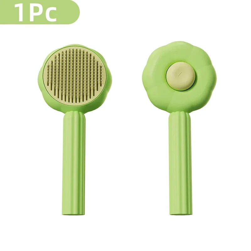 TOUA Cat Comb Massage Pet Magic Combs Hair Removal Cat and Dog Universal Needle Brush Pets Grooming Cleaning Supply Care Set