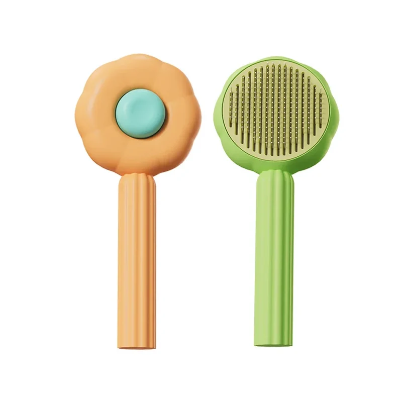 TOUA Cat Comb Massage Pet Magic Combs Hair Removal Cat and Dog Universal Needle Brush Pets Grooming Cleaning Supply Care Set
