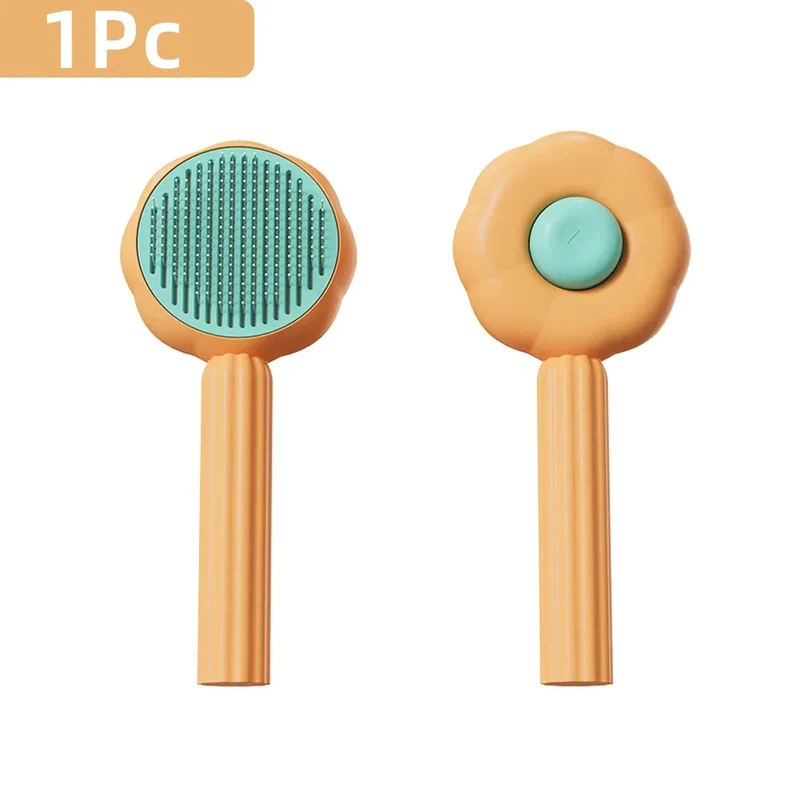 TOUA Cat Comb Massage Pet Magic Combs Hair Removal Cat and Dog Universal Needle Brush Pets Grooming Cleaning Supply Care Set