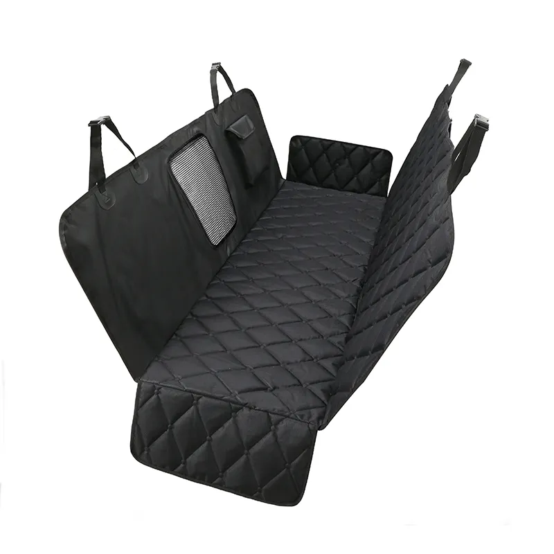 Dog Car Seat Cover Protector Waterproof with Storage Pockets Washable Dog Hammock for Cars Trucks and SUV Safety Carrier For Dog