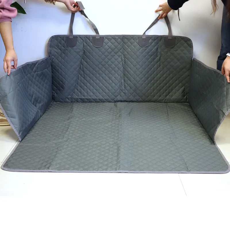 Dog Car Seat Cover Pet Travel Dog Carrier Car Trunk Mat Waterproof SUV Cargo Liner For Dogs Washable Free Shipping Items