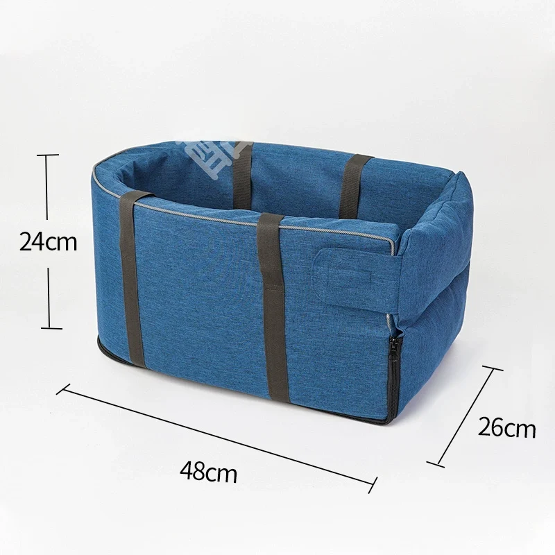 Pet Dog Car Seat Safety Cushion Car Kennel Car Outing Handy Gadget Front and Rear Row Central Control Anti-Dirty Pad