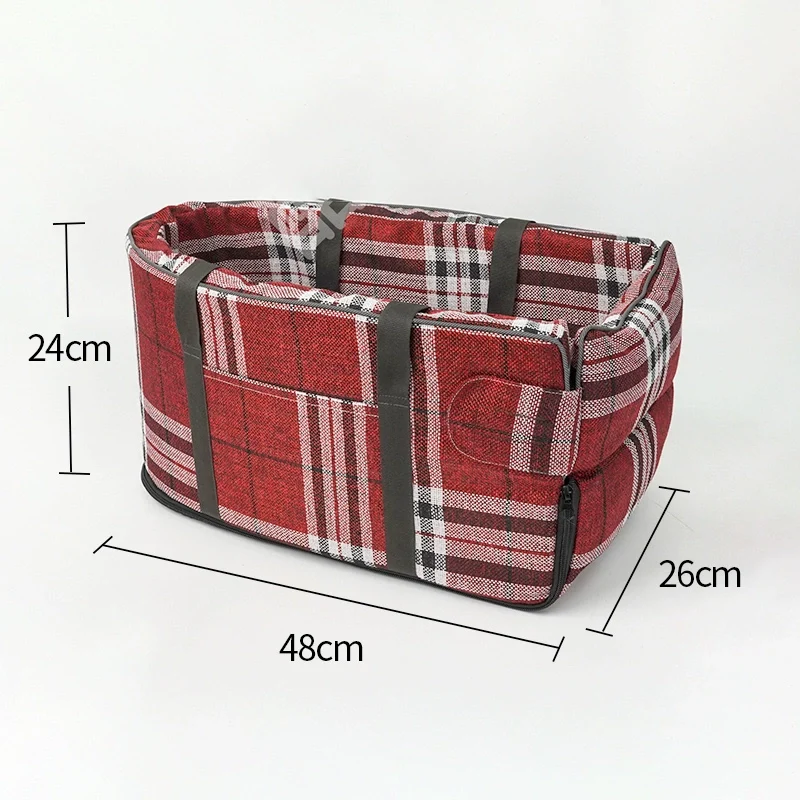Pet Dog Car Seat Safety Cushion Car Kennel Car Outing Handy Gadget Front and Rear Row Central Control Anti-Dirty Pad