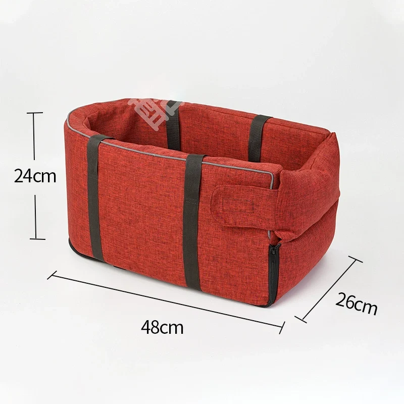 Pet Dog Car Seat Safety Cushion Car Kennel Car Outing Handy Gadget Front and Rear Row Central Control Anti-Dirty Pad