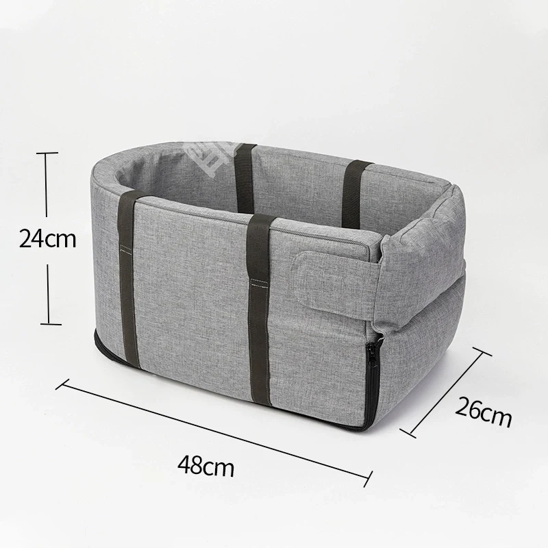Pet Dog Car Seat Safety Cushion Car Kennel Car Outing Handy Gadget Front and Rear Row Central Control Anti-Dirty Pad