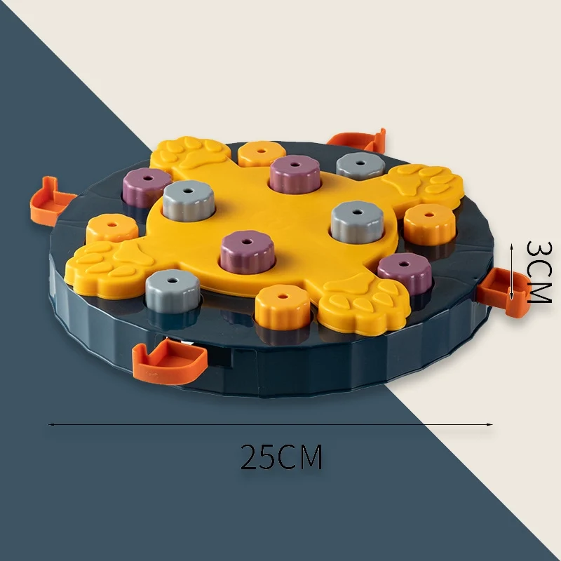 Pet Puzzle Food Dropping Ball Dog Bowl Cat Bowl Smell Feeder Maze Slow Food Plate Dog Training Stuffy Fengrong Toy