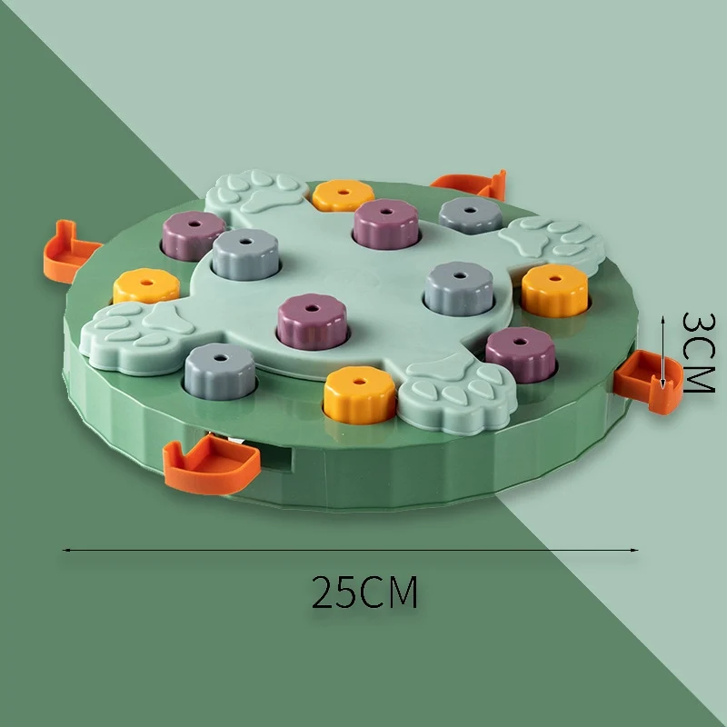Pet Puzzle Food Dropping Ball Dog Bowl Cat Bowl Smell Feeder Maze Slow Food Plate Dog Training Stuffy Fengrong Toy