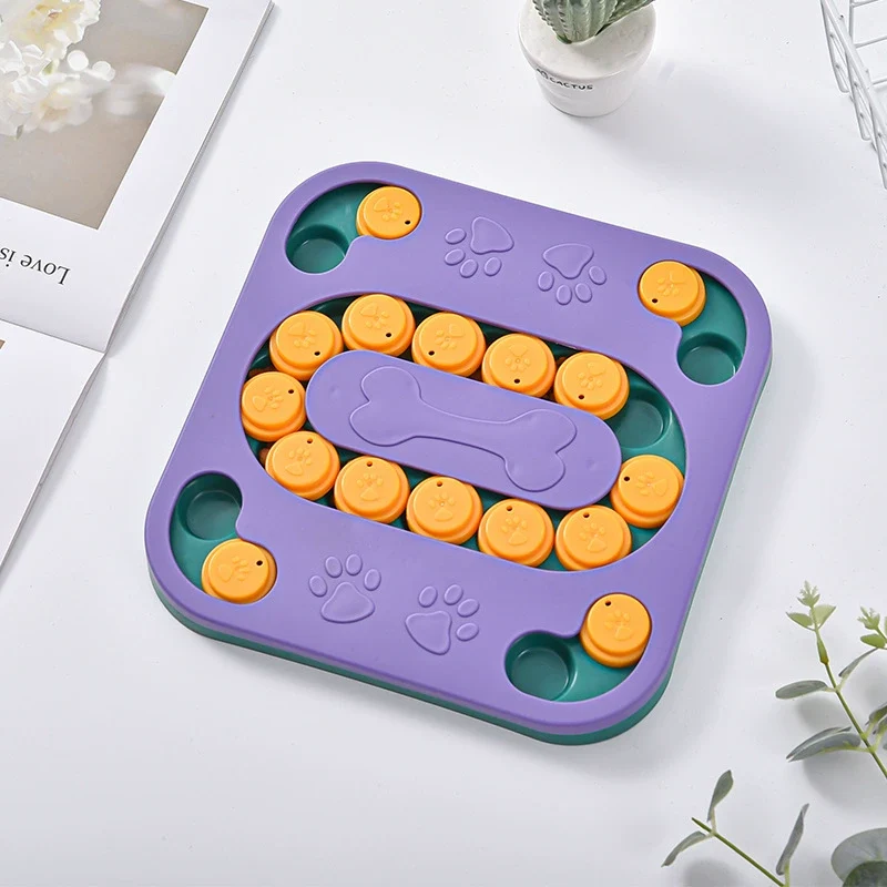 Pet Puzzle Food Dropping Ball Dog Bowl Cat Bowl Smell Feeder Maze Slow Food Plate Dog Training Stuffy Fengrong Toy