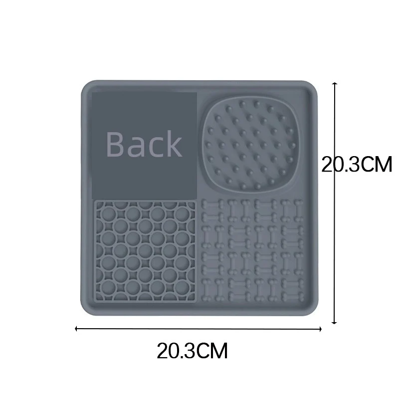 Pet Puppy Fengrong Toy Fengrong Licking Mat Licking Slow Feeding Bowl Slow Food Basin Anti-Choke Small Size Dogs Silicone