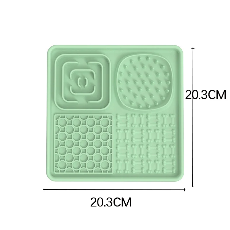 Pet Puppy Fengrong Toy Fengrong Licking Mat Licking Slow Feeding Bowl Slow Food Basin Anti-Choke Small Size Dogs Silicone