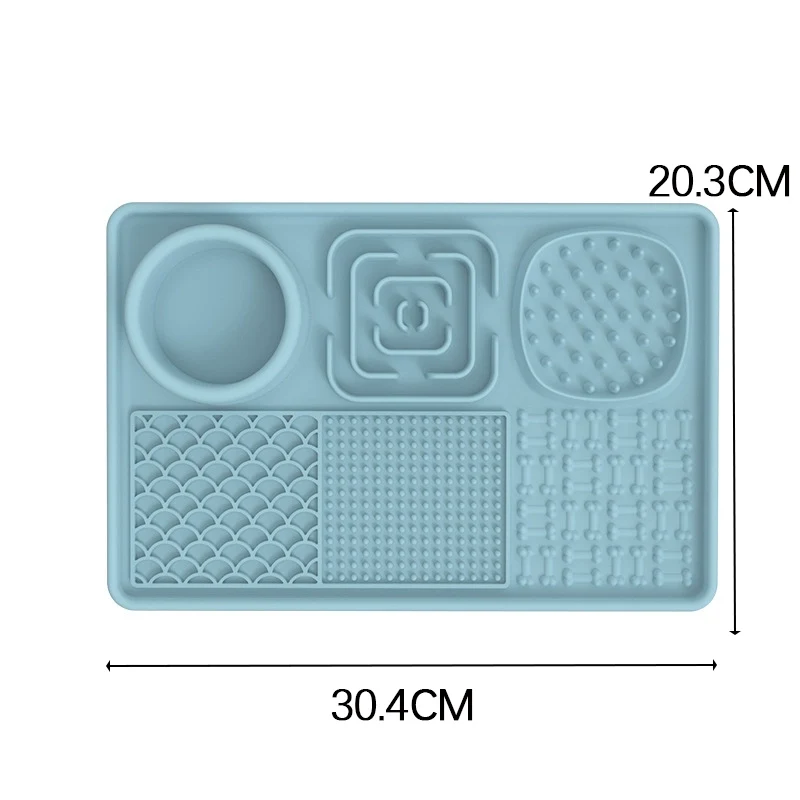 Pet Puppy Fengrong Toy Fengrong Licking Mat Licking Slow Feeding Bowl Slow Food Basin Anti-Choke Small Size Dogs Silicone