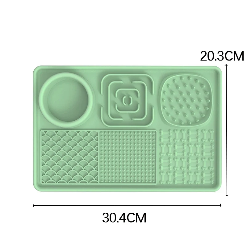 Pet Puppy Fengrong Toy Fengrong Licking Mat Licking Slow Feeding Bowl Slow Food Basin Anti-Choke Small Size Dogs Silicone