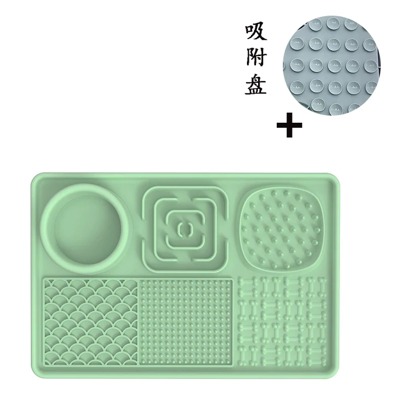 Silicone Dog Slow Food Bowl Slow Food Basin Licking Food Tray Pet Cat Small Size Dogs Dog Fengrong Toy