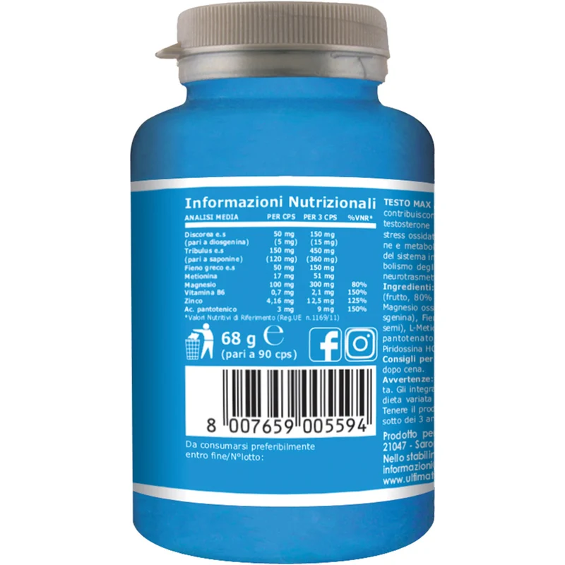 Ultimate Testo Max 90 Capsule