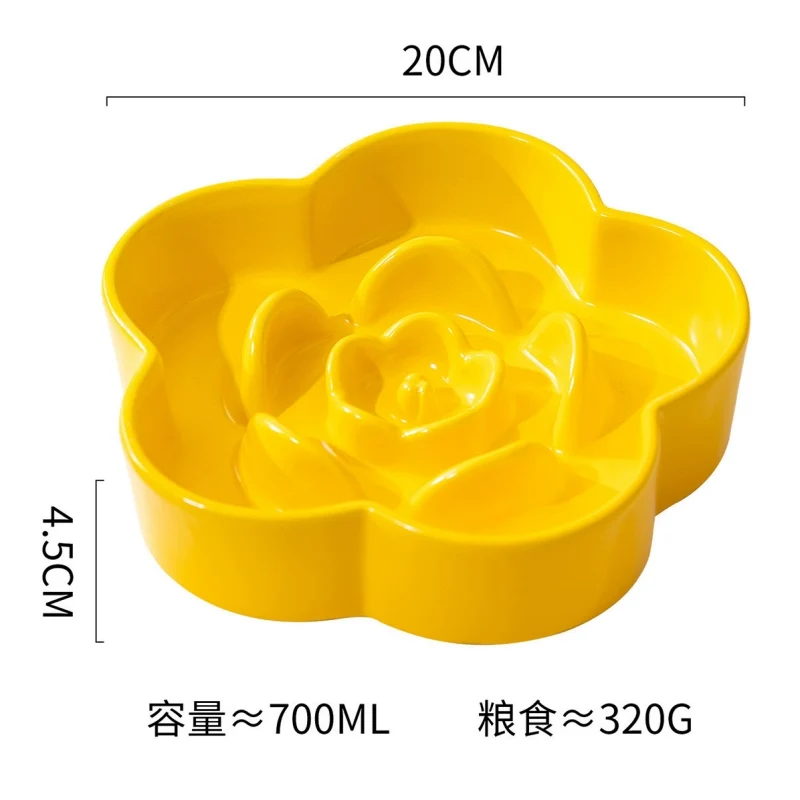 Kyjen Kyjen Slow Feeding Bowl Dog Anti-Choke Slow Feeding Bowl Pet Slow-Eating Rice Bowl Small Size Dogs Anti-Tumble Dog Bowl