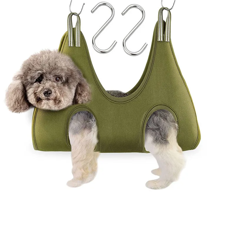 Pet Grooming Hammocks Nail Trimming Cat Beauty Hammock Anti Scratch Bite Dog Restraint Bag Bathing Fixed Bag Pruning Tool Set