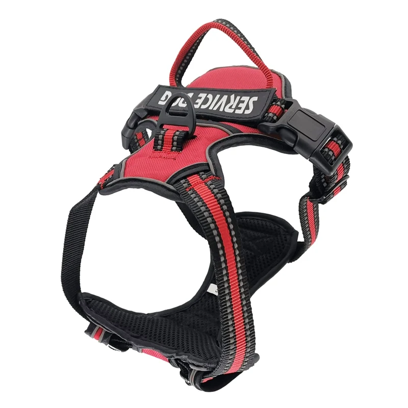 Suomila Dog Breast Strap Vest-Style Large Dog Explosion-Proof Shiba Inu Golden Retriever Small and Medium Walking Dog Towing Rope