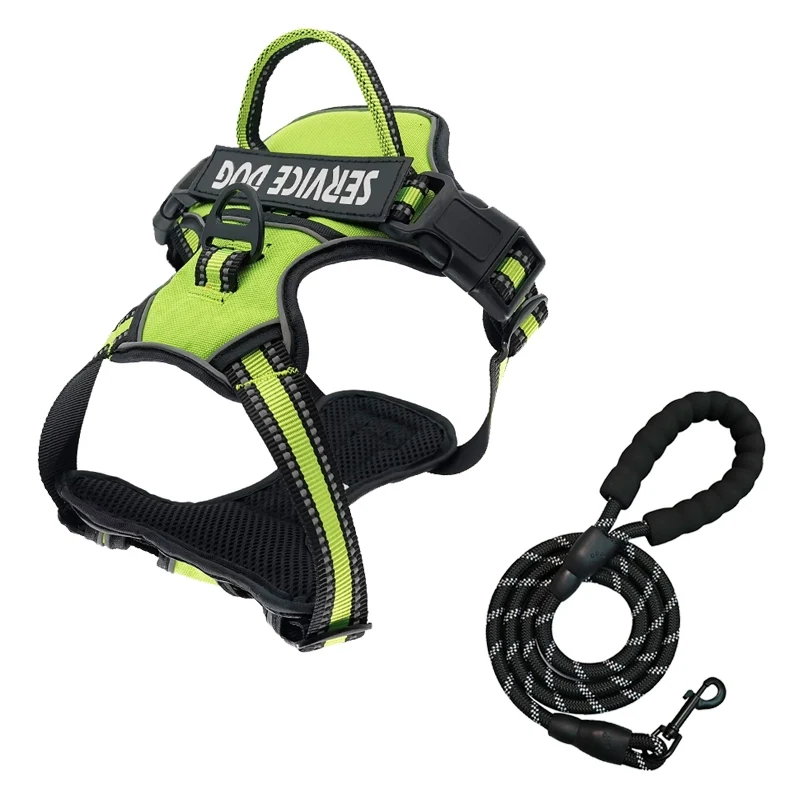 Suomila Dog Breast Strap Vest-Style Large Dog Explosion-Proof Shiba Inu Golden Retriever Small and Medium Walking Dog Towing Rope