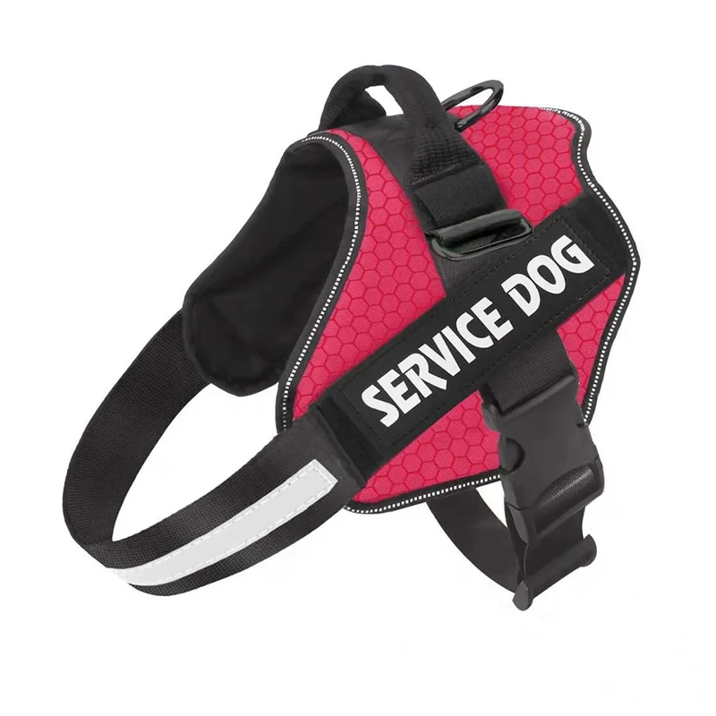Dog Harness NO PULL Reflective Breathable Adjustable Pet Harness For Dog Vest ID Custom Patch Outdoor Walking Dog Supplies