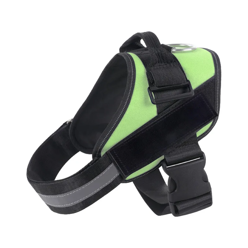 Dog Harness NO PULL Reflective Breathable Adjustable Pet Harness For Dog Vest ID Custom Patch Outdoor Walking Dog Supplies
