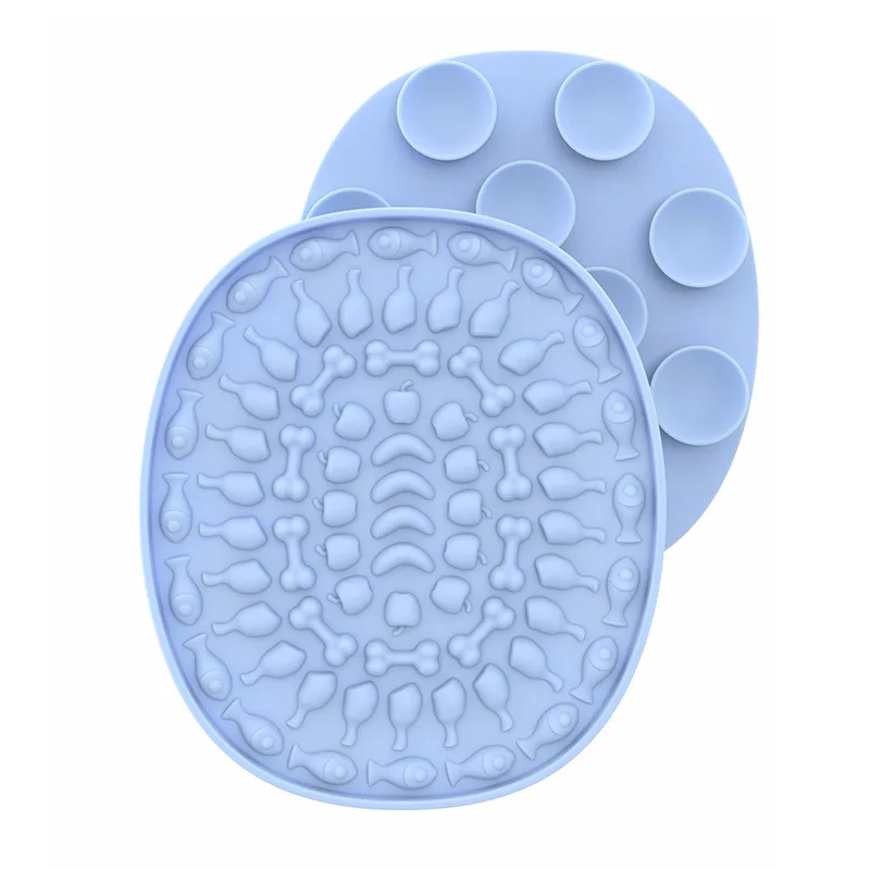 Pet Products Mat For Dogs Cats Slow Food Bowls With Suction Cup Feeding Food Silicone Lick Pad Dog Slow Feeders Treat Dispensing