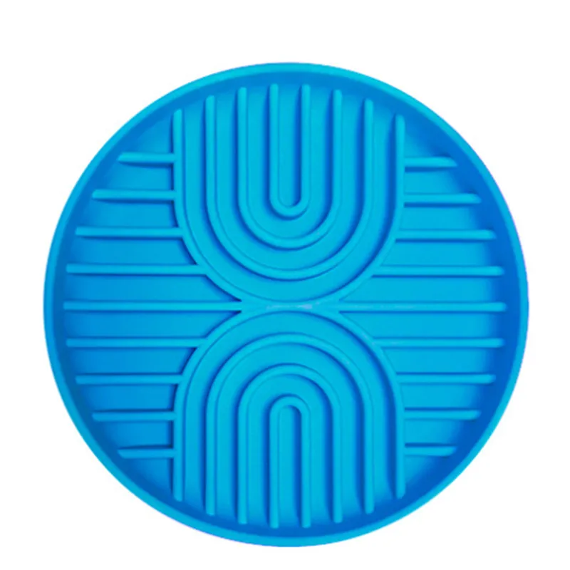 Pet supplies Slow Food Bowl Cat Anti-Knockover Anti-Slip Food Bowl Puppy Anti-choking Silicone Toy Food Plate