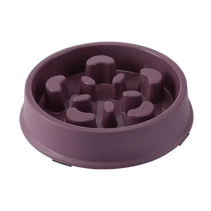 Pet Slow Food Bowl Small Dog Choke-proof Bowl Non-slip Slow Food Feeder Dog Rice Bowl Pet Supplies Available for Cats and Dogs