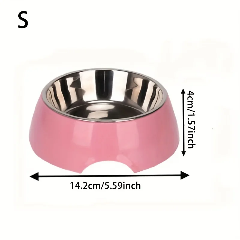 Double Layer Dog Bowl Stainless Steel Pet removable