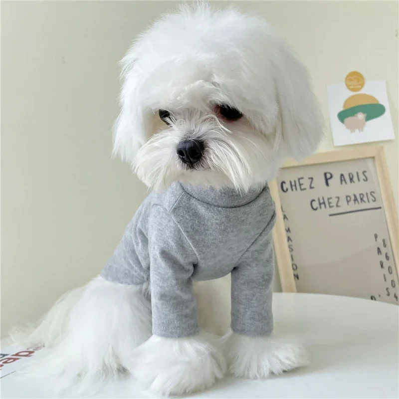 Dog Hoodies Clothes Soft Cotton Pet Clothing Breathable Fit Puppy Cat Pullover Costume Coat Chihuahua Bulldog Shirt Accessories