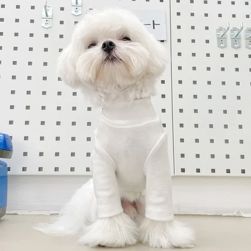 Dog Hoodies Clothes Soft Cotton Pet Clothing Breathable Fit Puppy Cat Pullover Costume Coat Chihuahua Bulldog Shirt Accessories