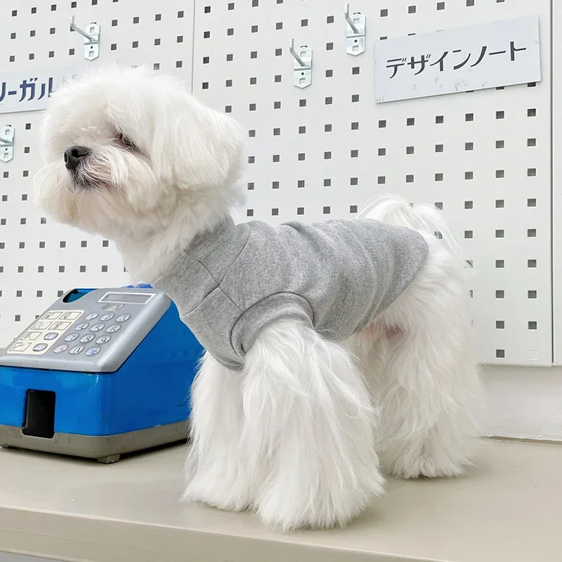 Dog Hoodies Clothes Soft Cotton Pet Clothing Breathable Fit Puppy Cat Pullover Costume Coat Chihuahua Bulldog Shirt Accessories