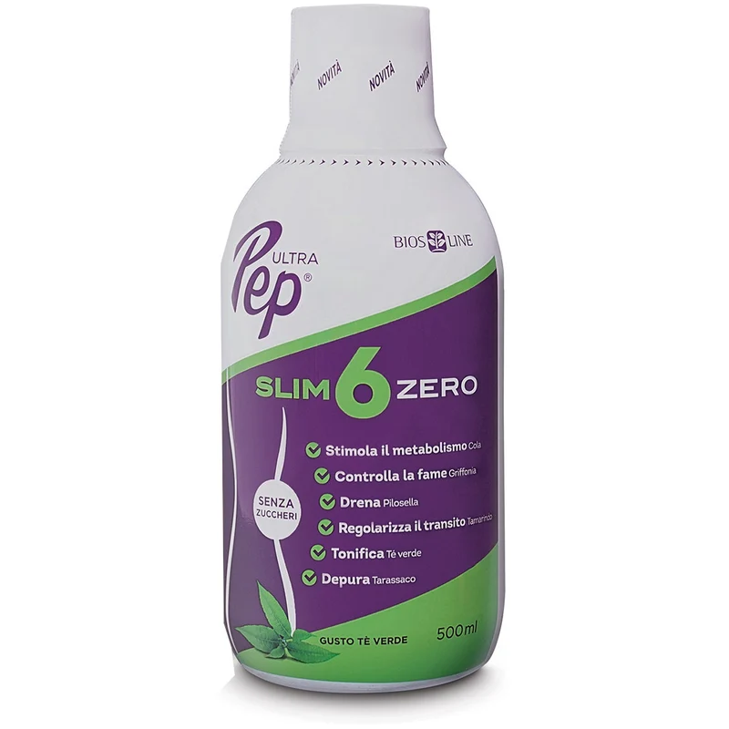 Bios Line Ultra Pep Slim 6 Zero Te' Verde 500ml