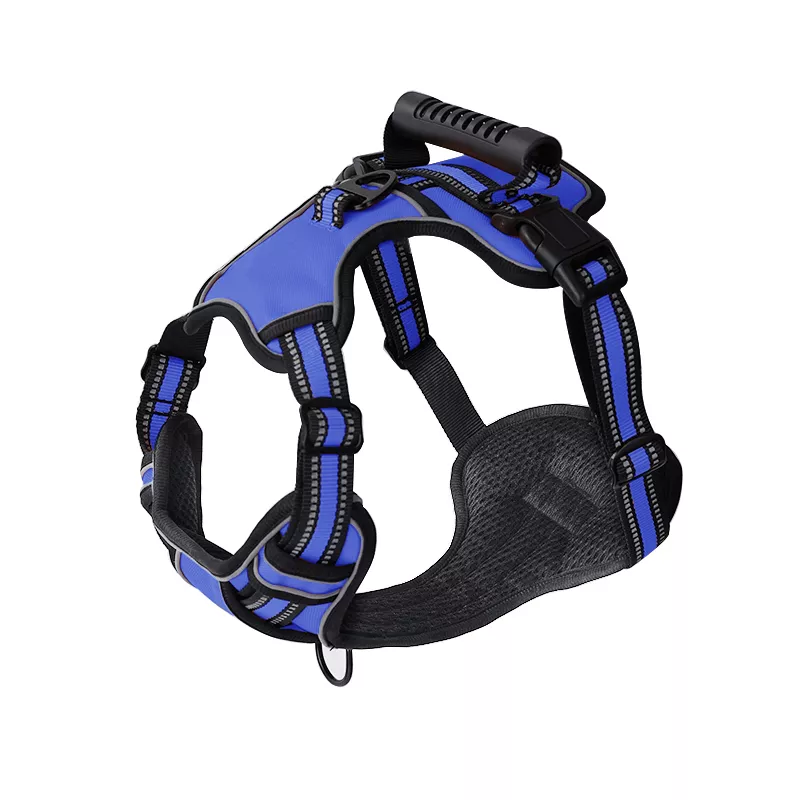 Dog Harness No Pull Breathable Reflective Dog Harness Vest with Handle For Small Large Dogs Outdoor walking Training Supplies