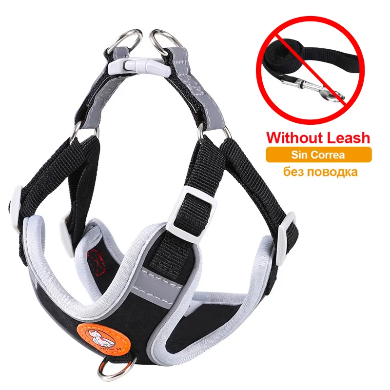 Pet Dog harness No Pull Breathable Reflective Dog harness and Leash Set Adjustable Harness Dog For kitten Puppy Pet accessories