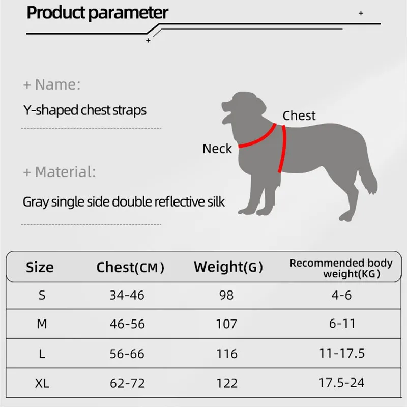 Reflective Pet Dog Harness Saddle Style Breathable Dog Chest Strap for Small Medium Dogs Puppy Harnesses French Bulldog Collar