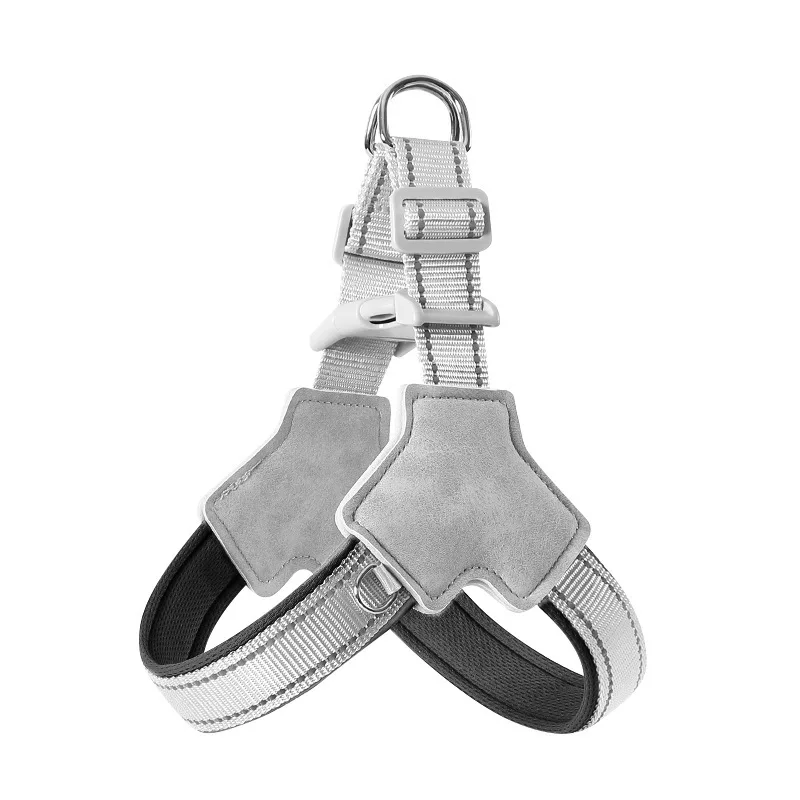 Reflective Pet Dog Harness Saddle Style Breathable Dog Chest Strap for Small Medium Dogs Puppy Harnesses French Bulldog Collar