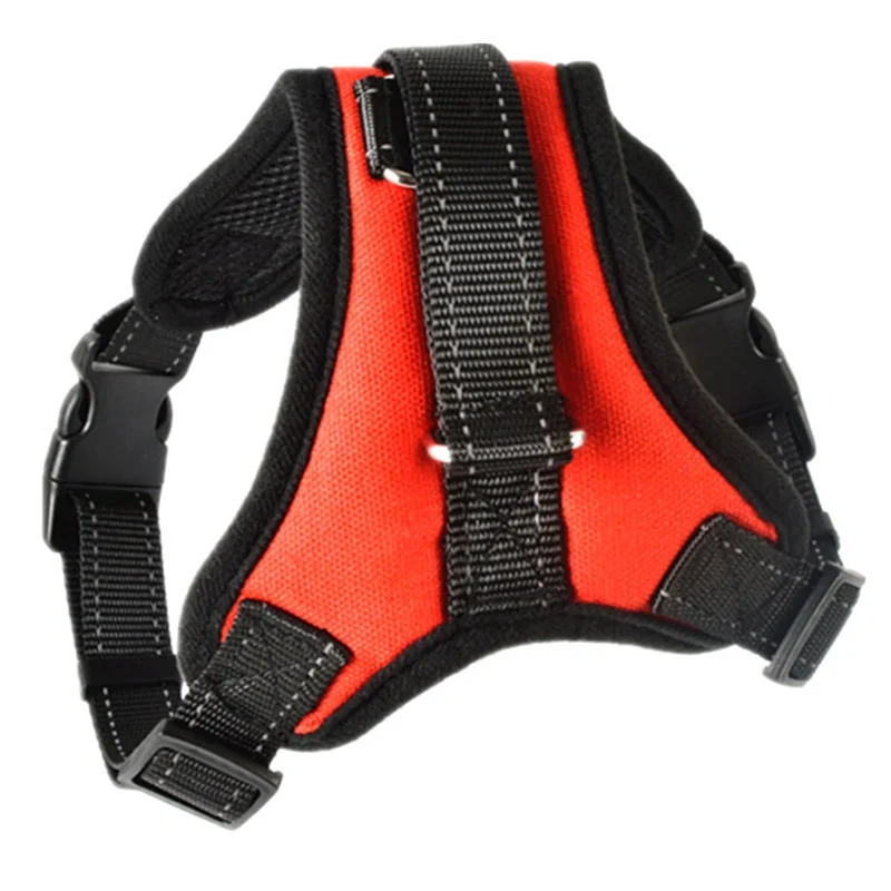 Nylon Heavy Duty Dog Pet Harness Collar Adjustable Padded Extra Large Medium Small Dog Harnesses Vest Husky Big Dogs Products