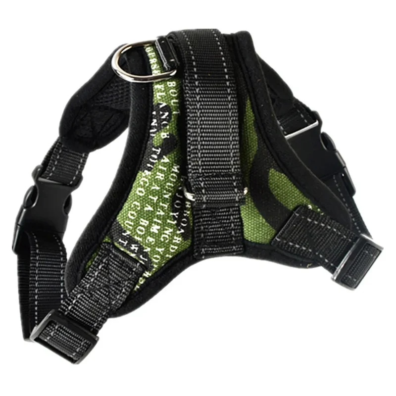 Nylon Heavy Duty Dog Pet Harness Collar Adjustable Padded Extra Large Medium Small Dog Harnesses Vest Husky Big Dogs Products