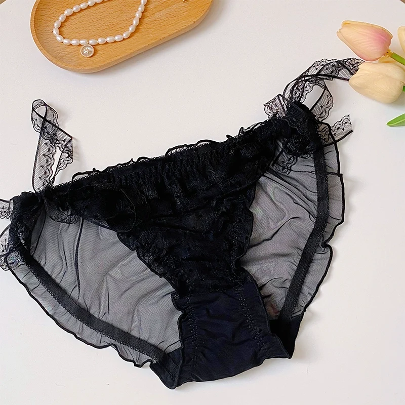 Dandelion Lace-up Romantic Pure Lace Underwear