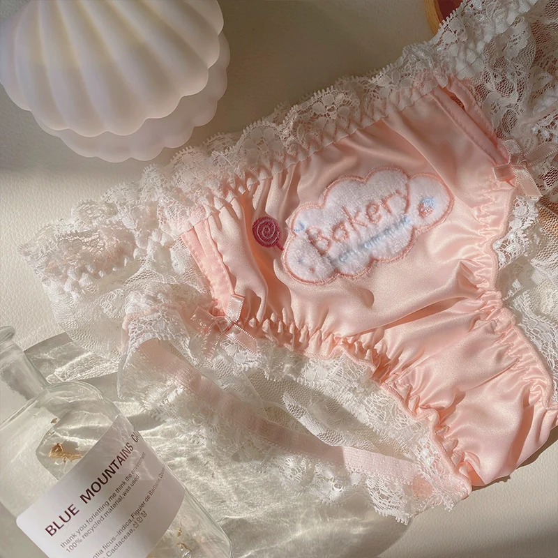 Dandelion Lace-up Romantic Pure Lace Underwear