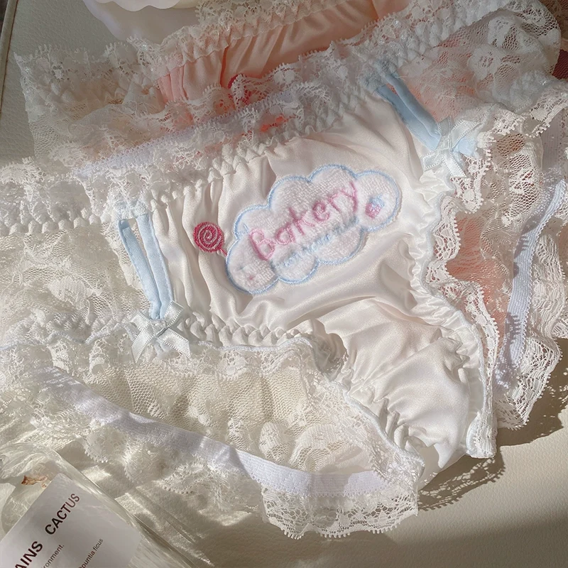 Dandelion Lace-up Romantic Pure Lace Underwear