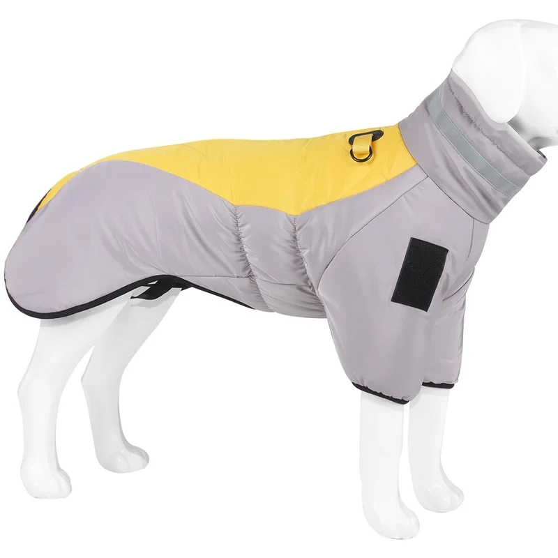 Winter Dog Jacket Pet Clothes Waterproof Warm Jacket for Dogs Windproof Reflective Dog Winter Clothes Padded Zipper Outfits