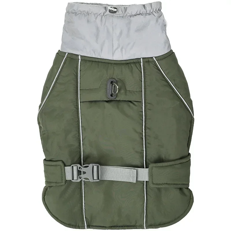 New Winter Big Dog Overalls Waterproof Dog Jacket for Medium Large Dogs Thicken Warm Dog Clothes French Bulldog Labrador Costume