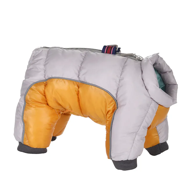 Dog Clothes Winter Warm Clothes For Small Dogs Waterproof Puppy Pet Jacket Reflective Dog Coat Chihuahua Pug Jumpsuits Clothing