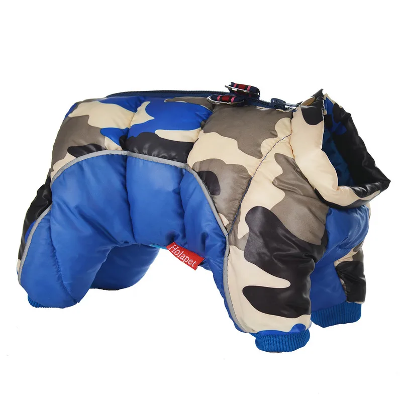 Winter Pet Dog Coat Jacket Thicken Warm Clothes For Dogs Waterproof Reflective Puppy Jumpsuits Chihuahua French Bulldog Clothing