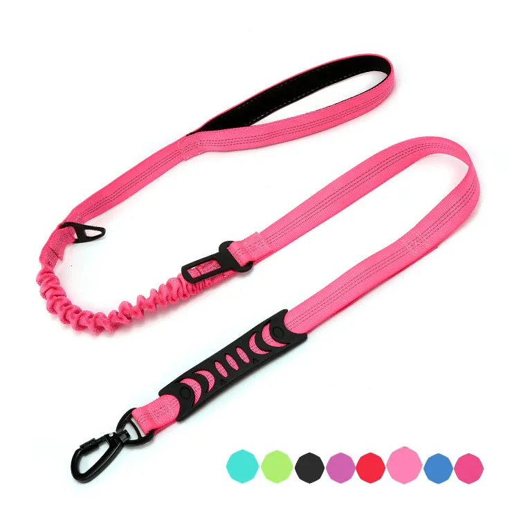 Pet Dog Leash Double Handle Reflective Multifunction Dog Harness Leash Running Dog Leashes Comfort Freedom Pet Accessories